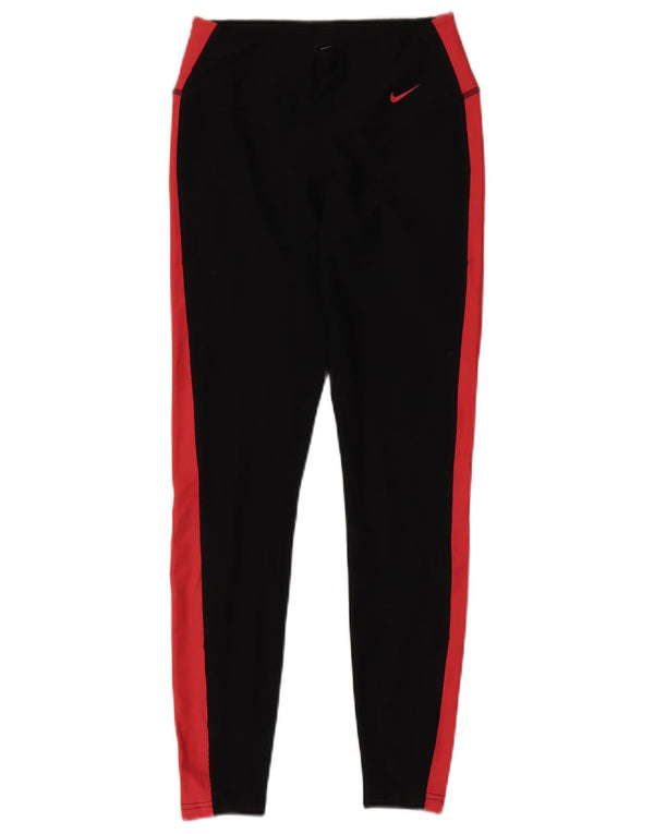 Leggings Nike Dri Fit UK 6 XS Preto Colorblock Poliéster Esportes