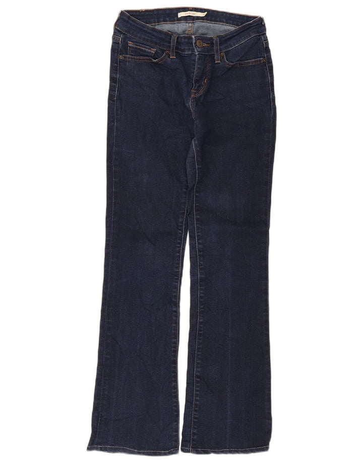Calça jeans feminina Levi's 715 Bootcut W26 L28 azul marinho algodão