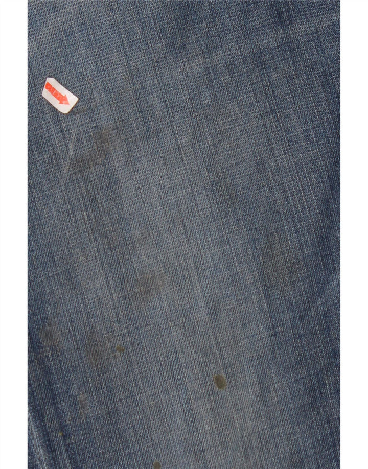 LEE Masculino Knox Straight Jeans W32 L34 Azul Marinho Algodão