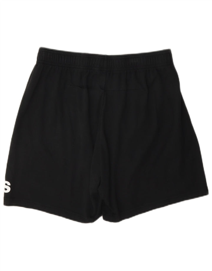 Shorts esportivos gráficos masculinos Adidas médio algodão preto