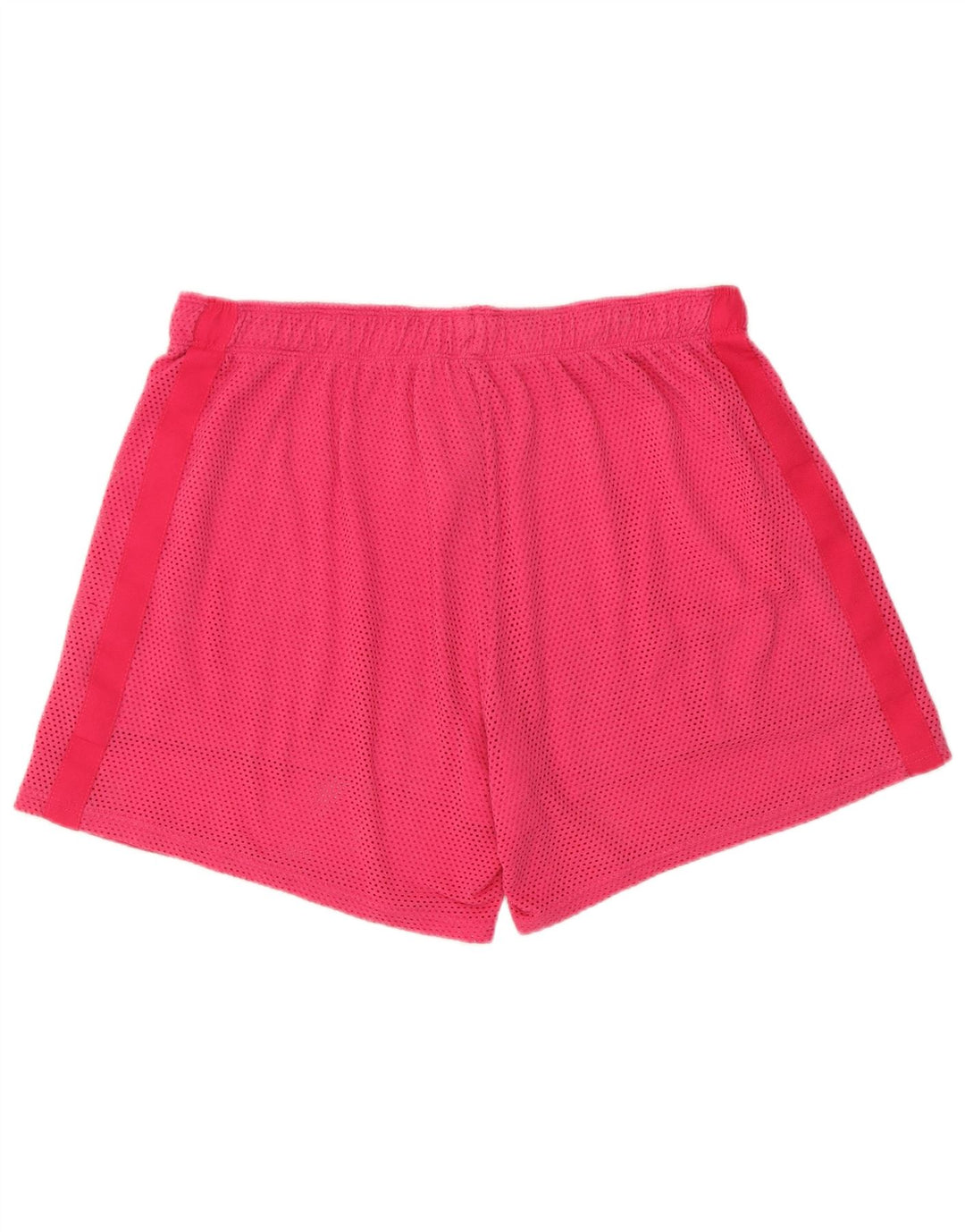 Shorts esportivos femininos Nike UK 14 grande poliéster colorblock rosa