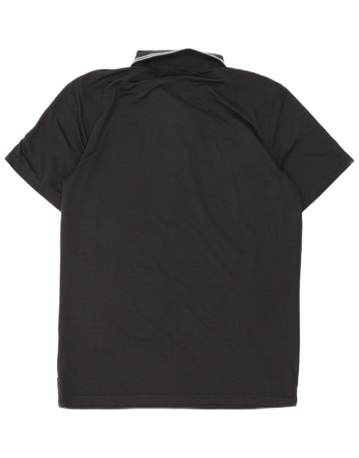 Camisa polo masculina Calvin Klein poliéster preto médio