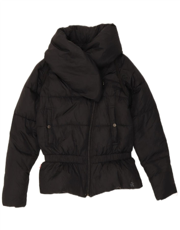 Jaqueta acolchoada feminina LEVI'S UK 6 XS preto nylon