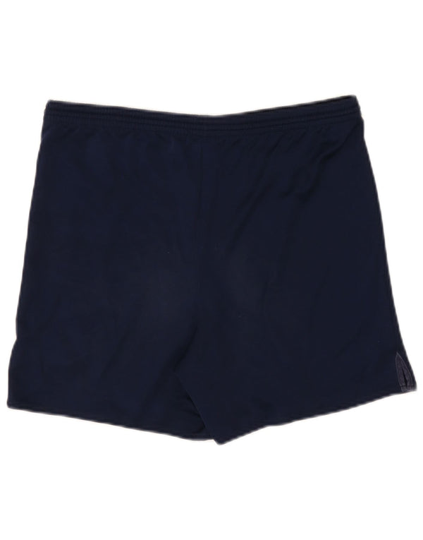 Errea Mens Sport Shorts Médio Azul Marinho Poliéster