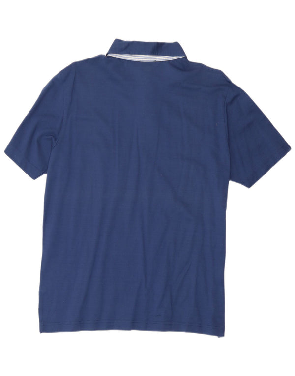 Camisa polo masculina Pal Zileri XL azul algodão