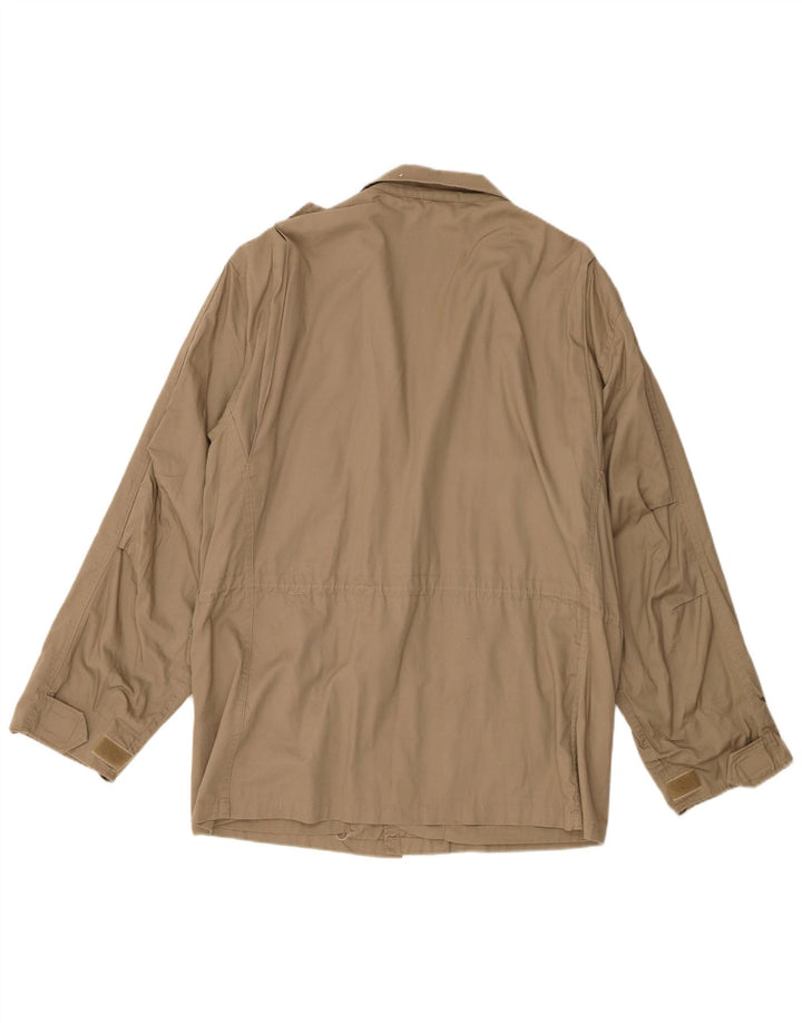 Jaqueta militar masculina Wilker UK 38 algodão bege médio