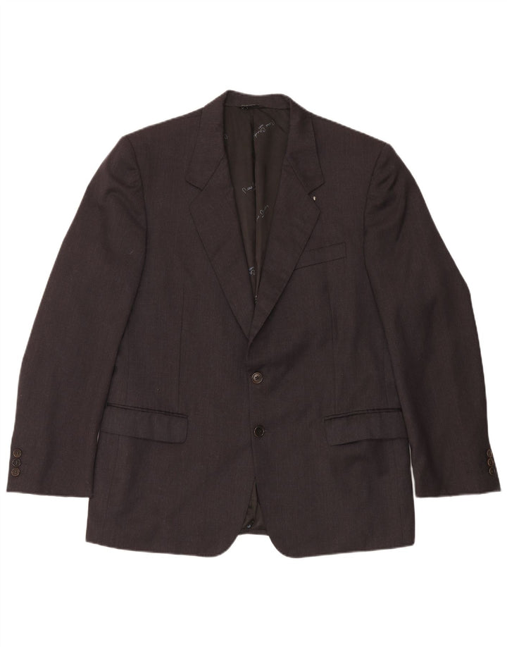 Jaqueta Blazer Masculina Pierre Cardin com 2 Botões Reino Unido 38 Roxo Médio