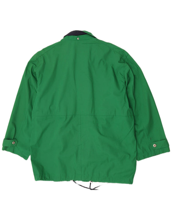 Jaqueta utilitária masculina vintage UK 42 XL verde