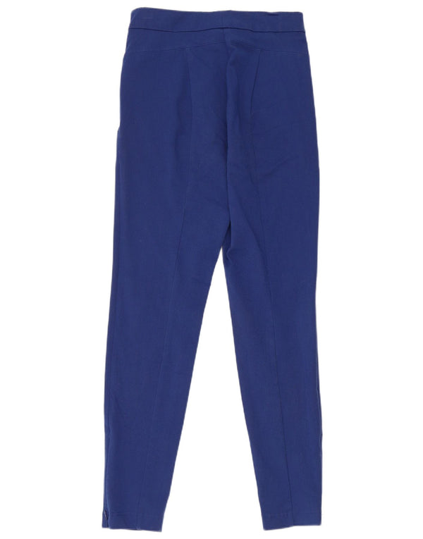 Calça feminina skinny casual Marks & Spencer Reino Unido 8 pequena W26 L28 azul