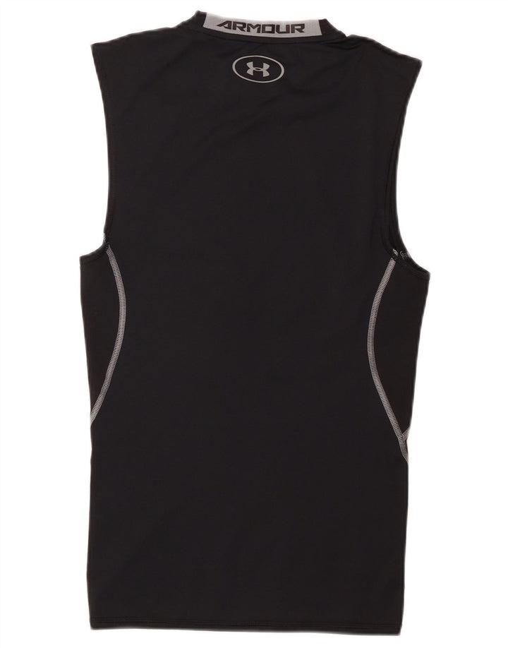 Colete gráfico masculino Under Armour Heat Gear Top pequeno preto