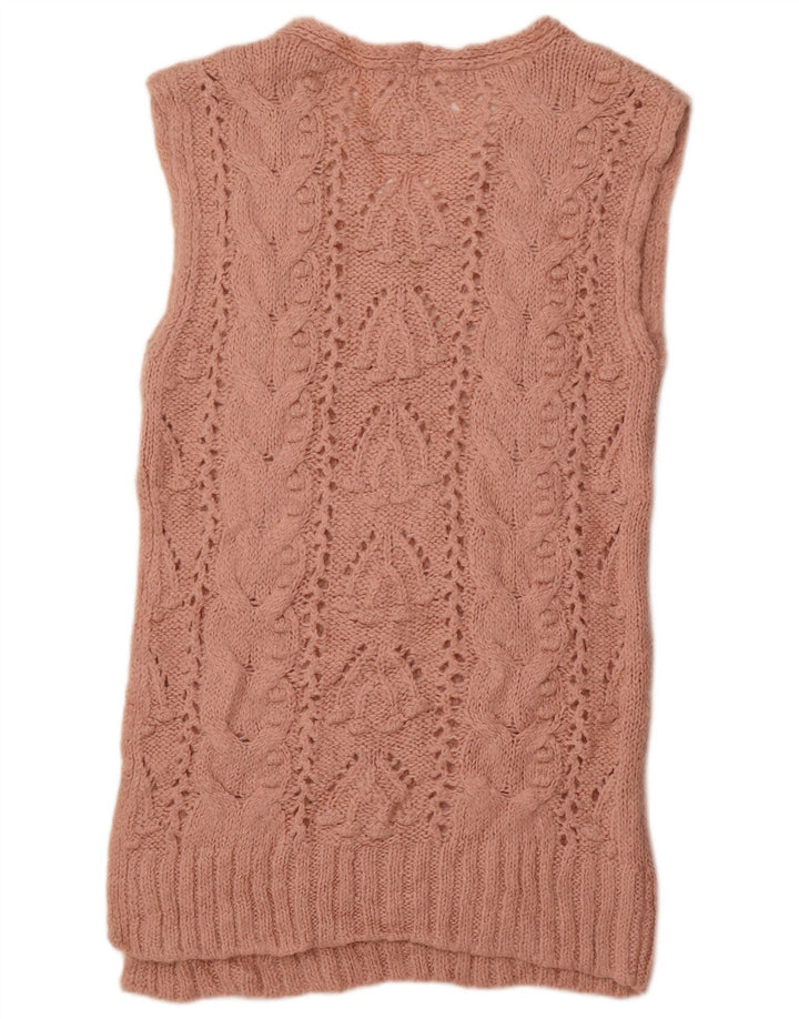 Regata feminina ZARA Longline Vest UK 16 grande rosa