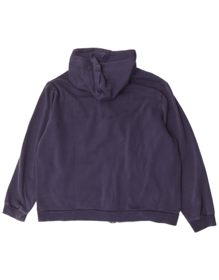 Suéter masculino Puma com capuz e zíper 2XL azul marinho colorblock poliéster