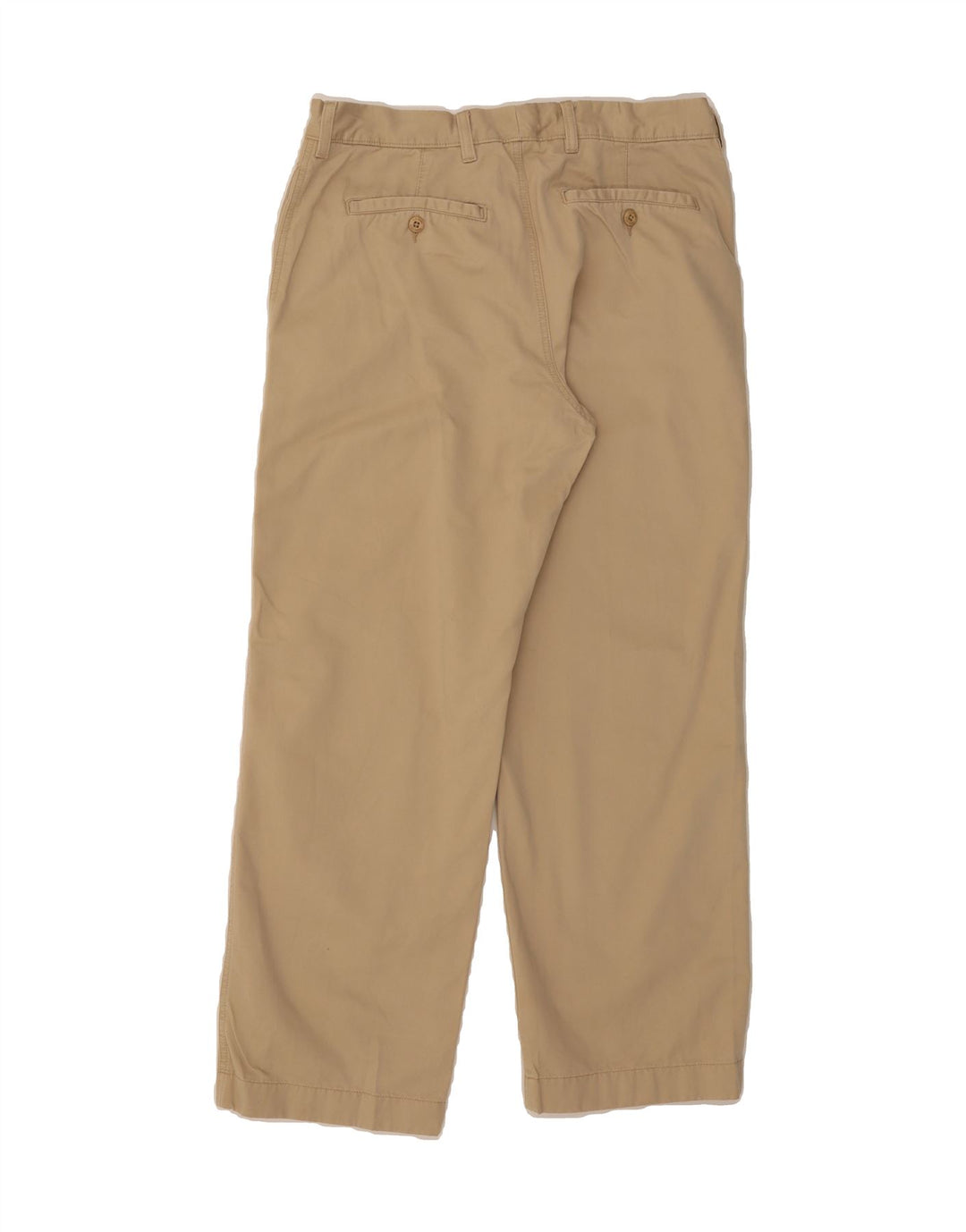 L.L.BEAN Mens Straight Chino Trousers W33 L29 Beige Cotton Vintage L.L.Bean and Second-Hand L.L.Bean from Messina Hembry 