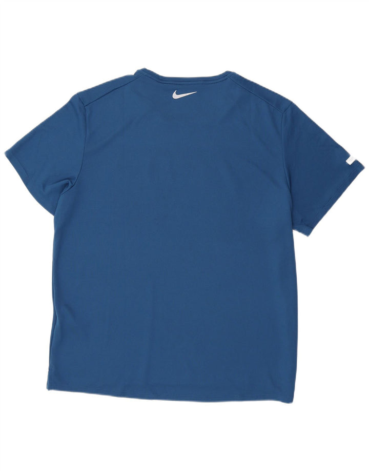 Camiseta Nike Masculina Dri Fit Graphic Top XL Azul Poliéster