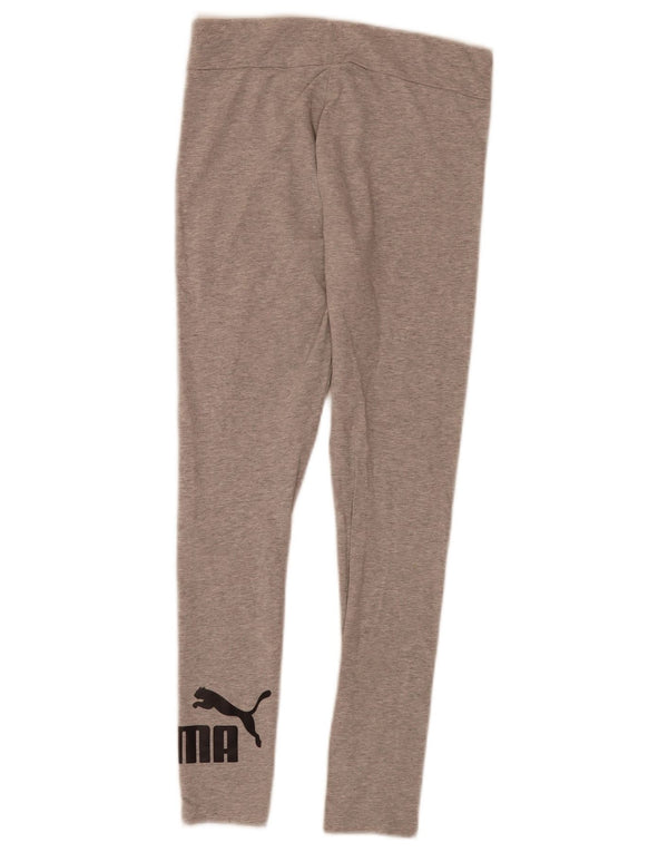 Leggings Puma Feminino UK 10 Pequeno Cinza