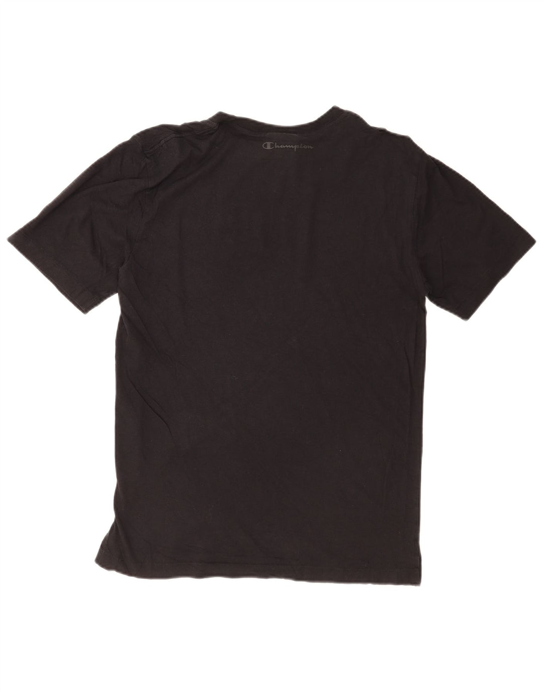 Camiseta masculina Champion pequena de algodão preto
