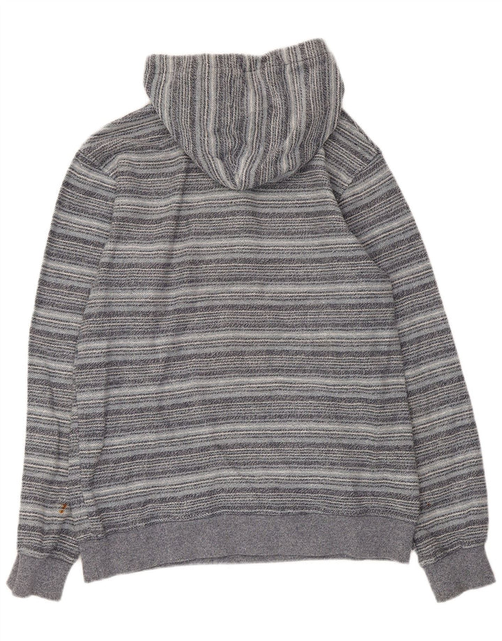 Suéter feminino Rip Curl UK 14 listrado cinza grande