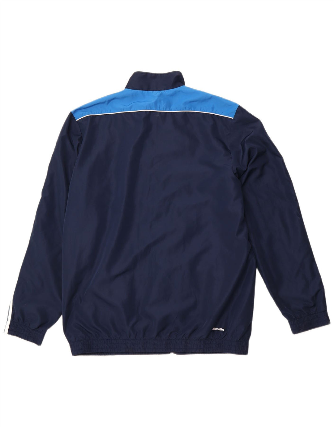 ADIDAS Mens Climalite Tracksuit Top Jacket UK 44/46 Grande Azul Marinho
