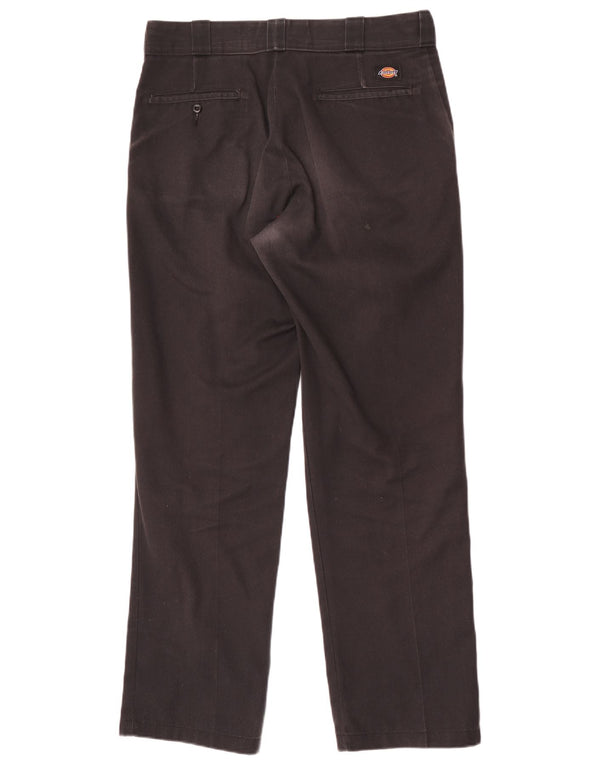 Calças Chino retas masculinas Dickies W32 L32 pretas