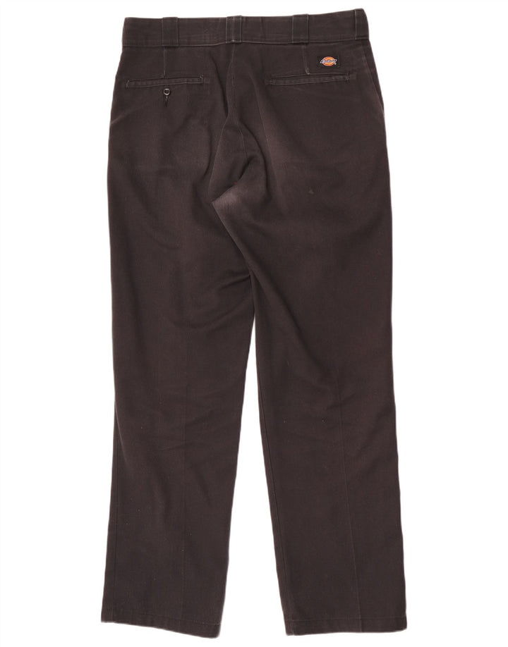 Calças Chino retas masculinas Dickies W32 L32 pretas