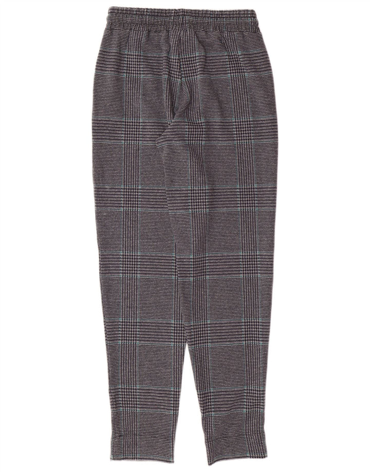 Calça de treino feminina MARKS & SPENCER Reino Unido 8 pequeno cinza houndstooth