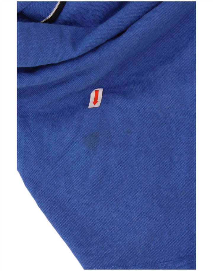 Camisa polo masculina KAPPA algodão azul médio