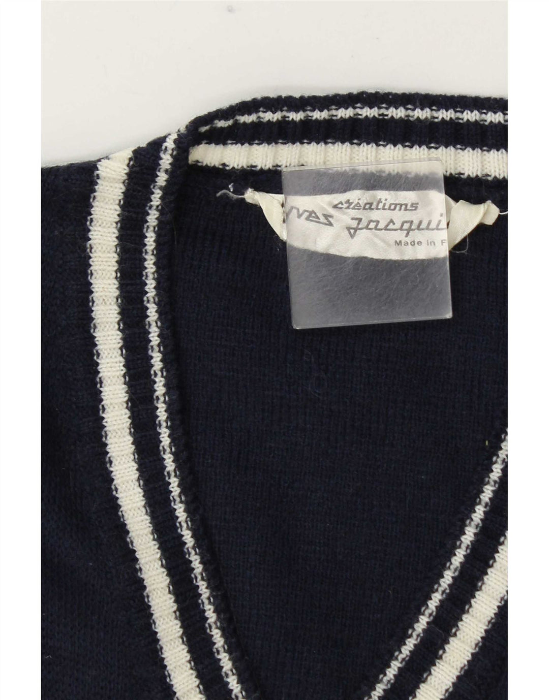 Regata masculina vintage com colete médio azul marinho