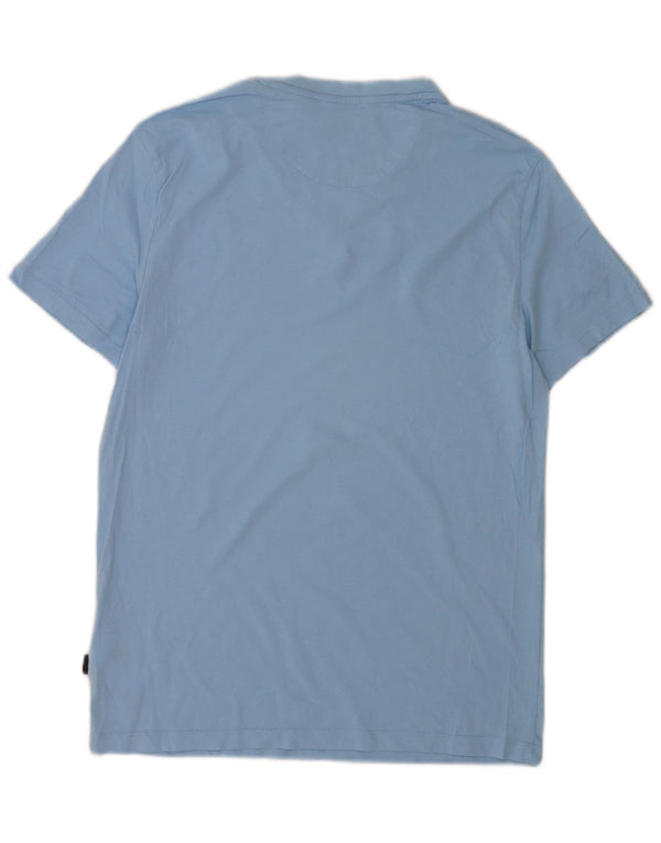 Calvin Klein Mens Slim Fit Camiseta Top Médio Algodão Azul