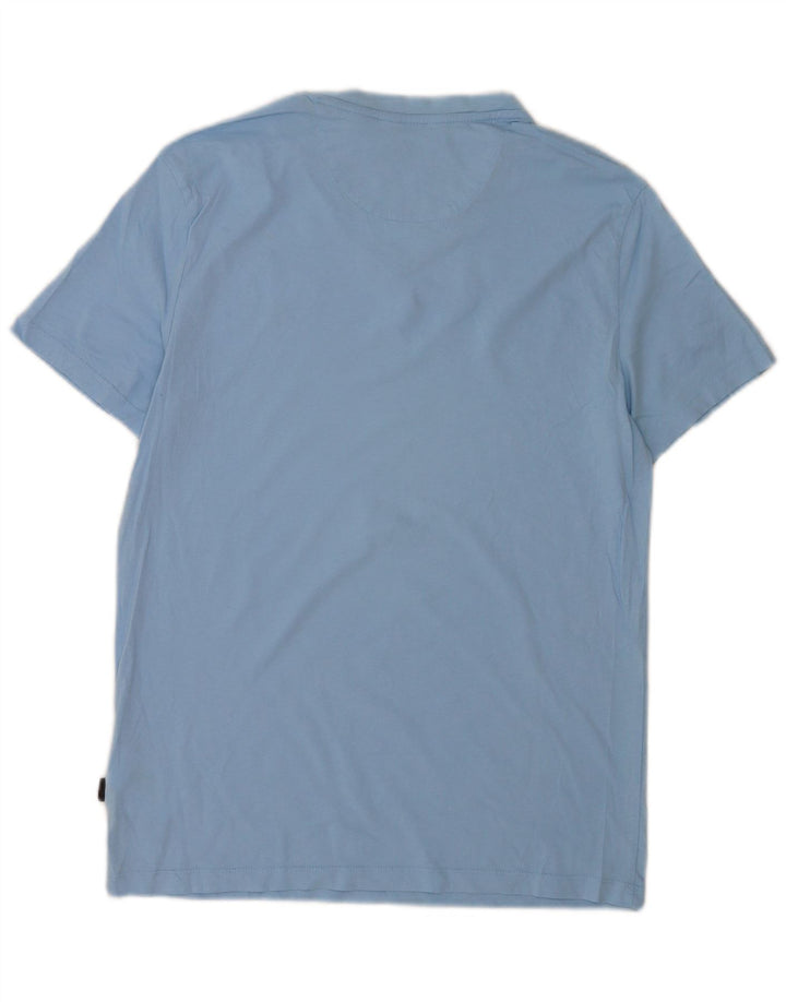 Calvin Klein Mens Slim Fit Camiseta Top Médio Algodão Azul