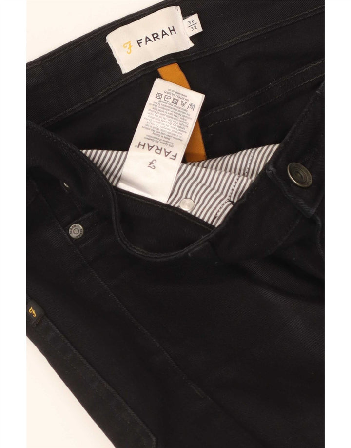 Farah Jeans Slim Feminino W30 L32 Algodão Preto