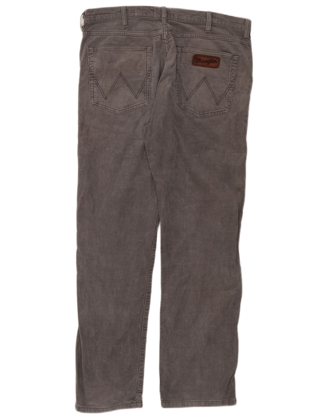Calça masculina WRANGLER Arizona Stretch Straight Corduroy W36 L32 cinza