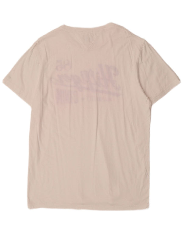 Tommy Hilfiger Camiseta masculina gráfica Top 2XL Branco