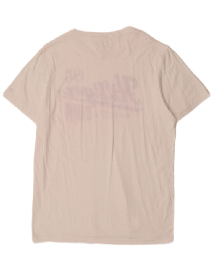 Tommy Hilfiger Camiseta masculina gráfica Top 2XL Branco