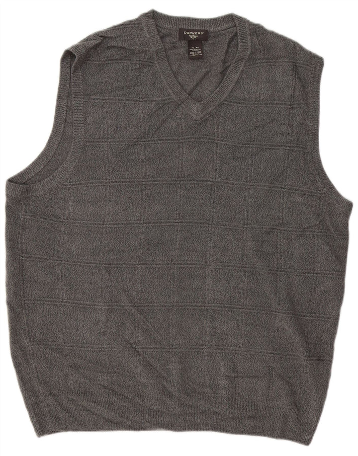 Regata masculina DOCKERS com colete XL cinza acrílico
