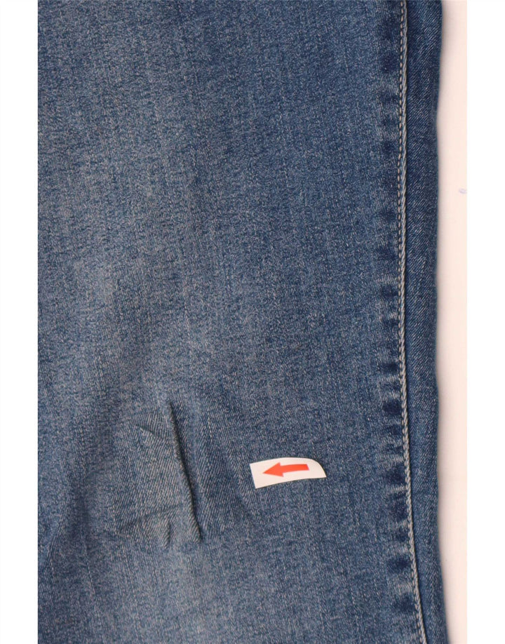 Gas Womens Slim Jeans W27 L26 Azul Algodão