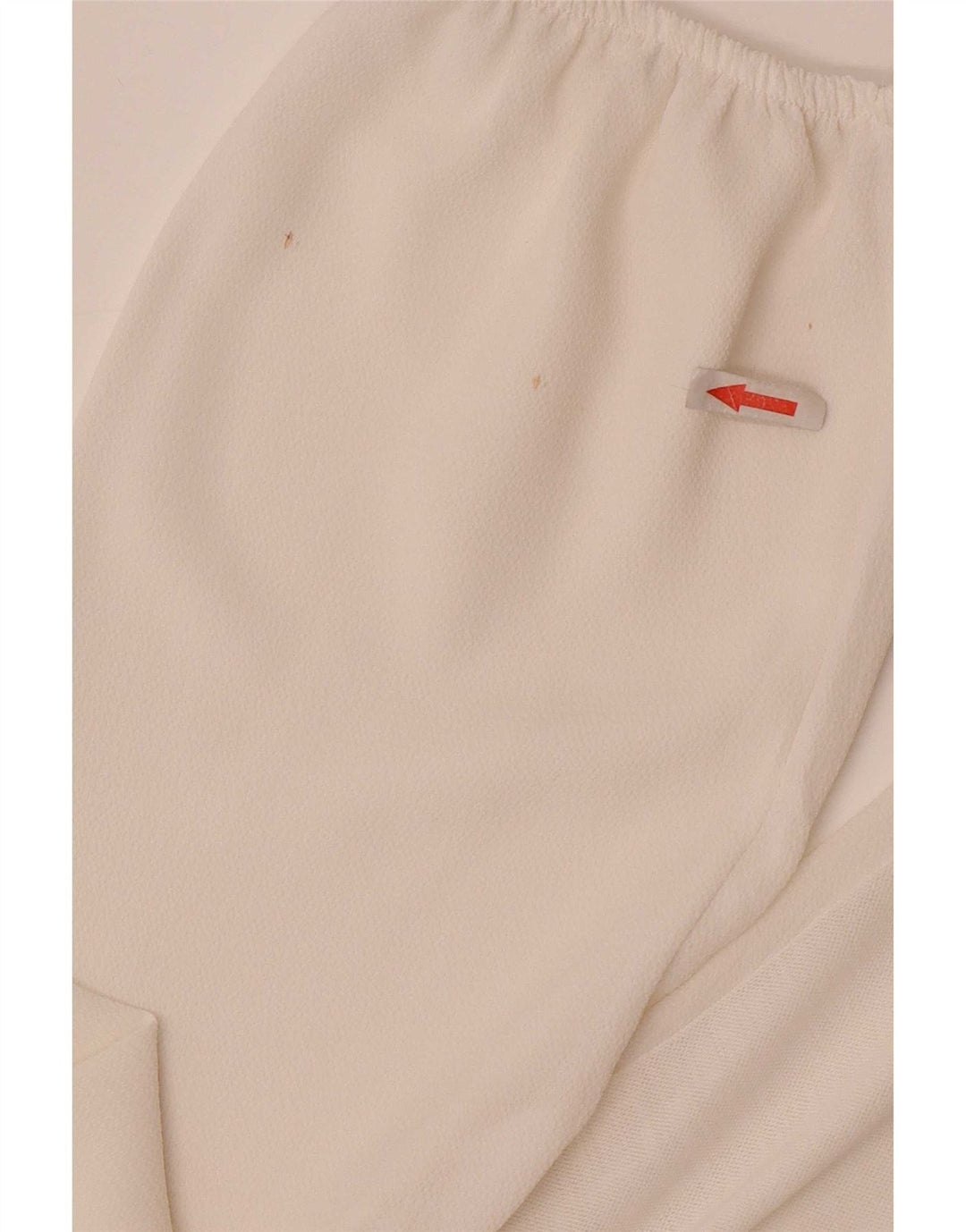 Blusa feminina Zara manga comprida crop top UK 16 grande branco
