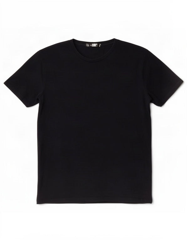 Camiseta masculina Reiss Top grande algodão azul marinho