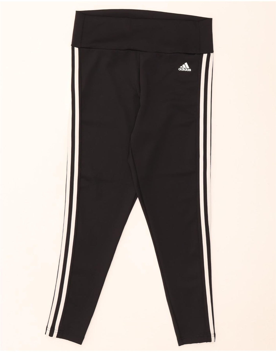 Leggings Adidas Aeroready Femininas UK 16/18 Grande Poliéster Preto