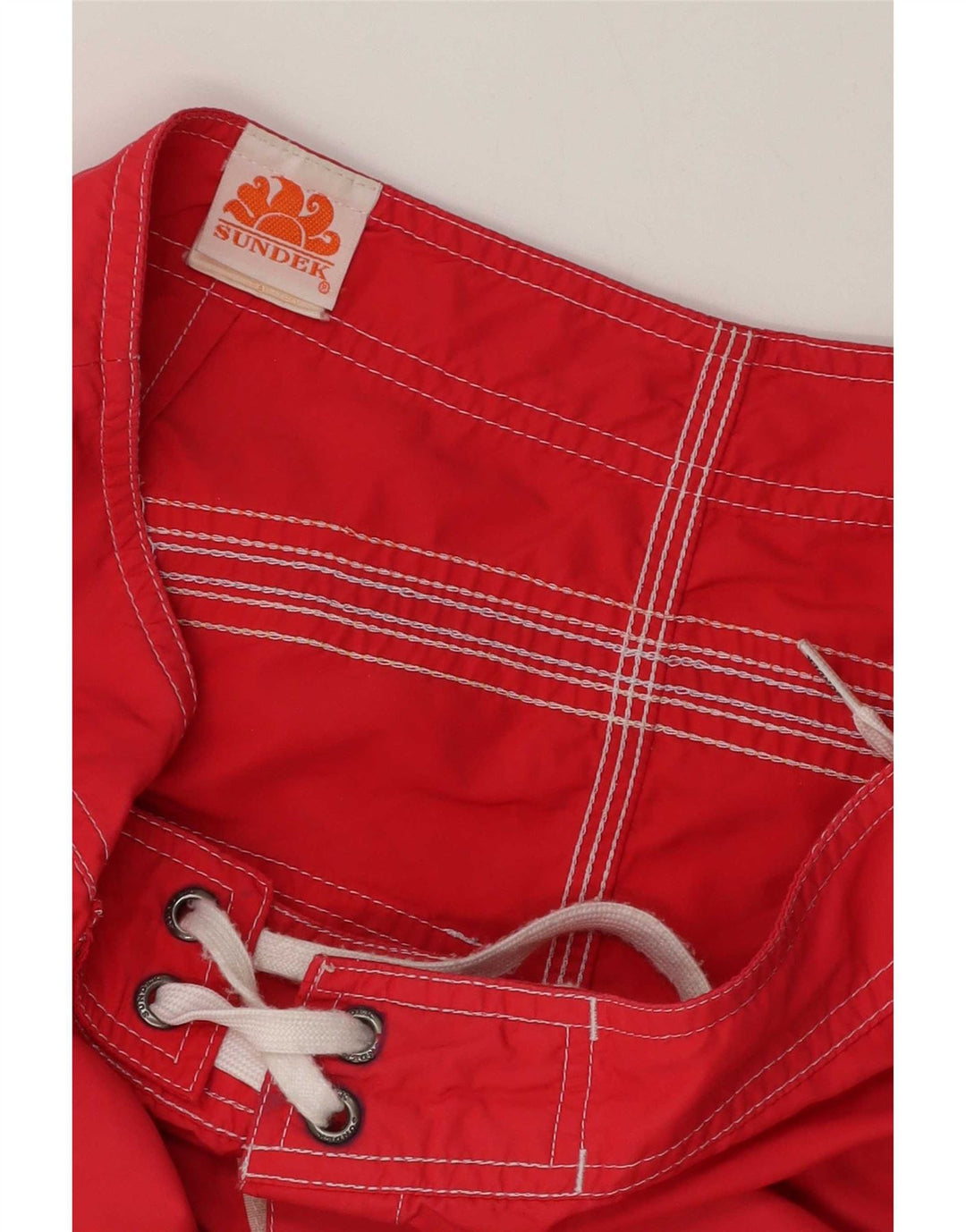 Shorts de natação masculino Sundek médio vermelho nylon