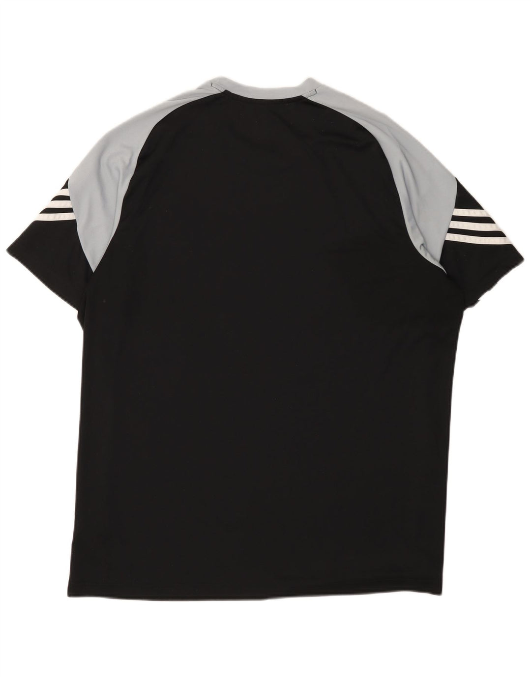 ADIDAS Mens Climalite Graphic T-Shirt Top XL Preto Colourblock Poliéster