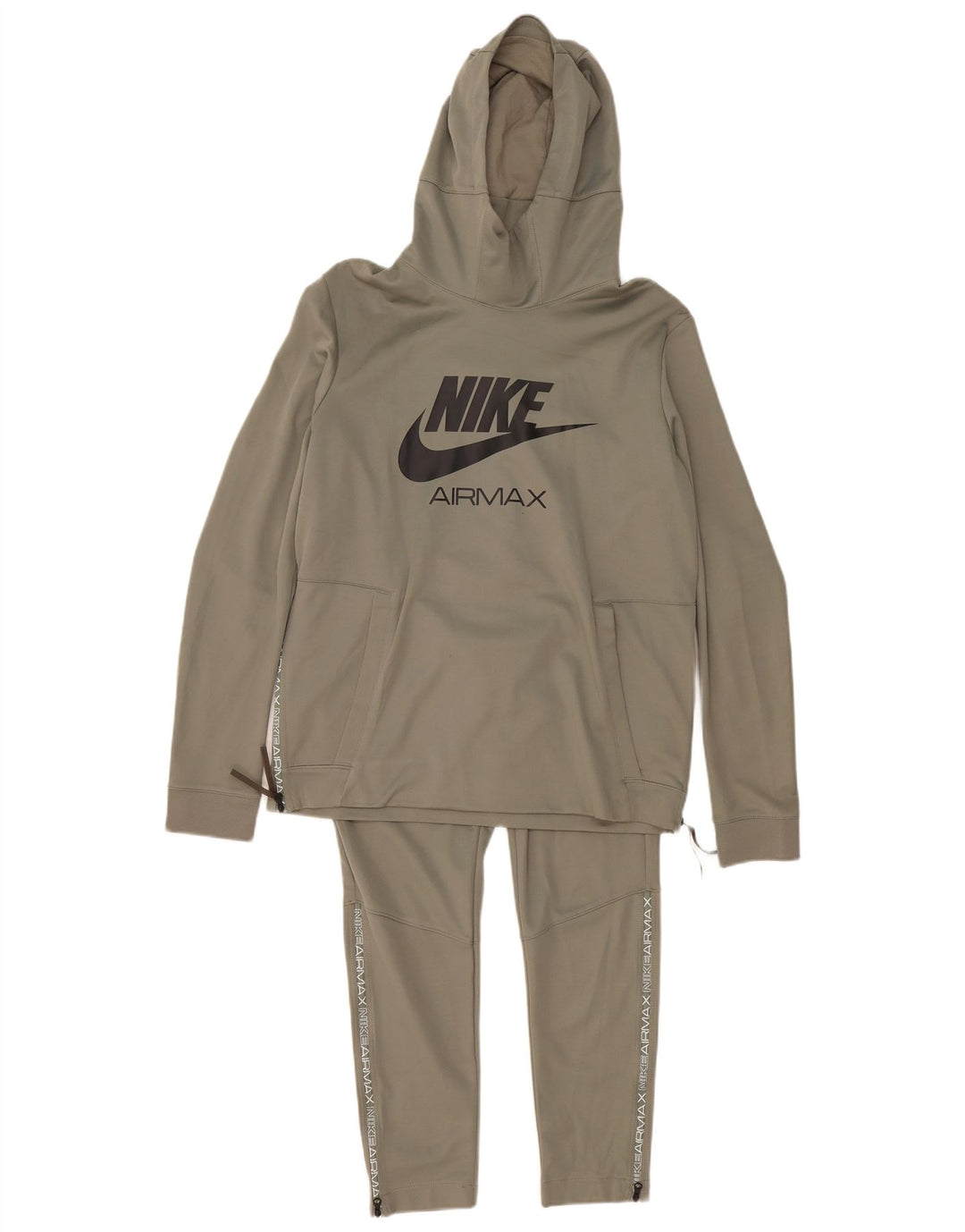 Nike masculino gráfico completo agasalho médio cáqui algodão