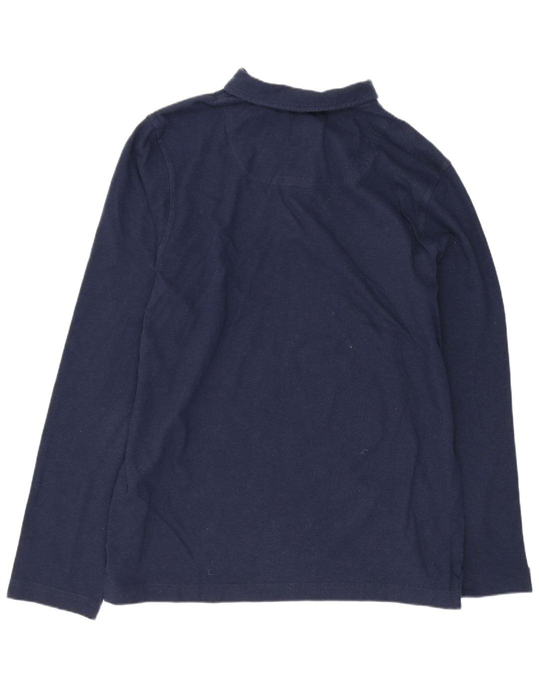 Camisa polo masculina de manga comprida Joules médio algodão azul marinho