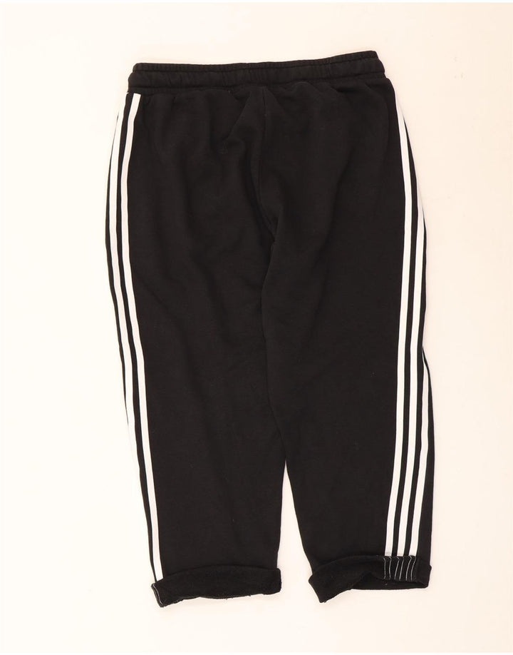 Adidas Mens Capri Calças de treino grandes de algodão preto