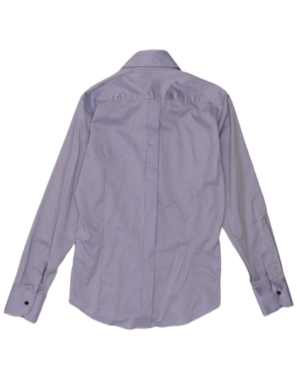 Camisa masculina Naracamicie XS azul algodão clássico
