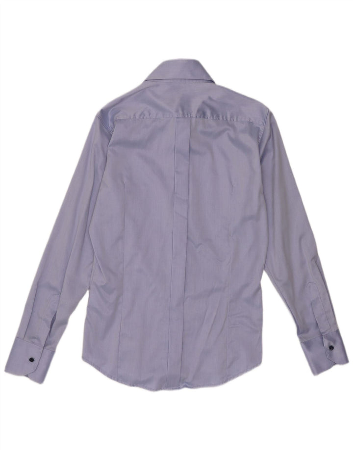 Camisa masculina Naracamicie XS azul algodão clássico