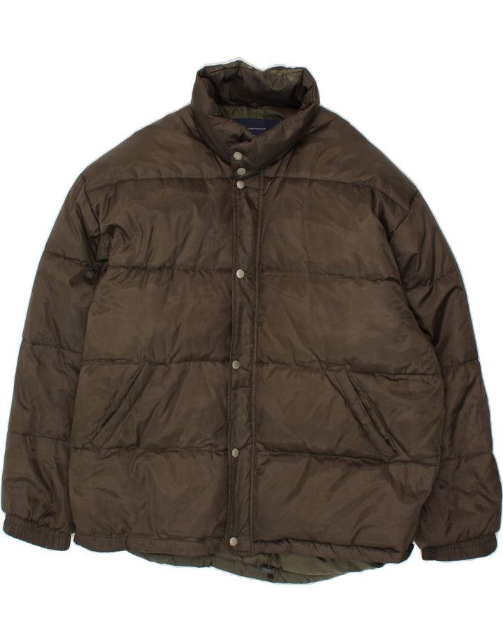 TOM TAILOR Mens Padded Jacket UK 42 XL Brown Nylon Vintage Tom Tailor and Second-Hand Tom Tailor from Messina Hembry 