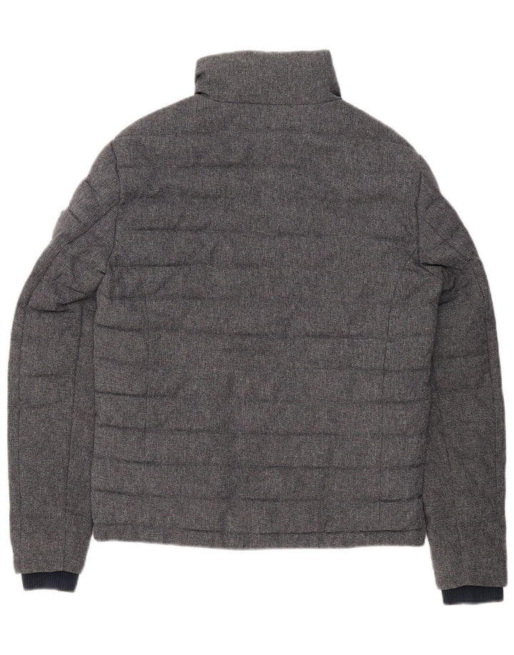 Jaqueta acolchoada masculina Superdry UK 36 poliéster azul marinho pequeno