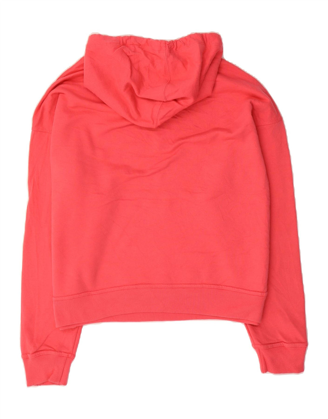 CHAMPION Womens Graphic Hoodie Jumper UK 14 Medium Pink Cotton Vintage Champion and Second-Hand Champion from Messina Hembry 