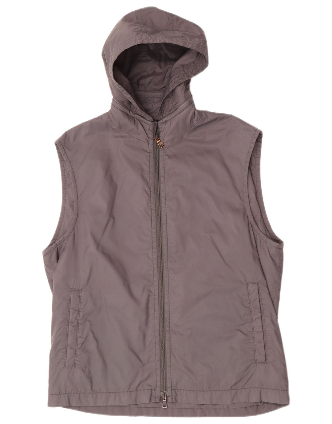 Colete masculino com capuz Hugo Boss EU 52 XL cinza poliamida