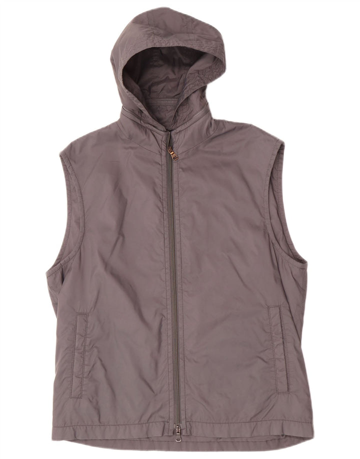 Colete masculino com capuz Hugo Boss EU 52 XL cinza poliamida